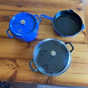 Staub Cookware - 3-piece set.